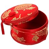 GETAJGHSD Zarter Nadelkorb aus Stoff mit Deckel Kleine Aufbewahrungsbox für Nähnadeln und...