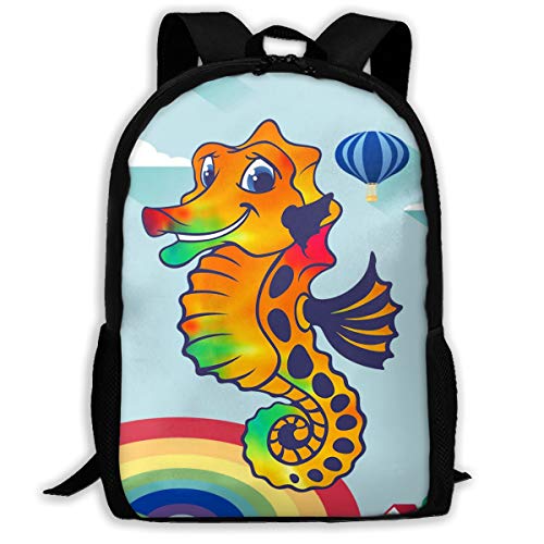 UKFaaa Mochila Escolar  Amarilla Blaze Classic Ligera para Hombres y Mujeres Colegio