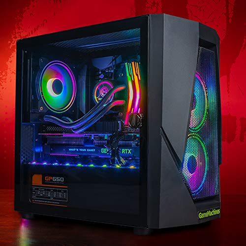 GameMachines Rage - RGB Gaming PC - Wasserkühlung - Intel® Core™ i7 10700KF - NVIDIA GeForce RTX 3060-500GB SSD - 2TB Festplatte - 16GB DDR4 - WLAN - Windows 10 Pro