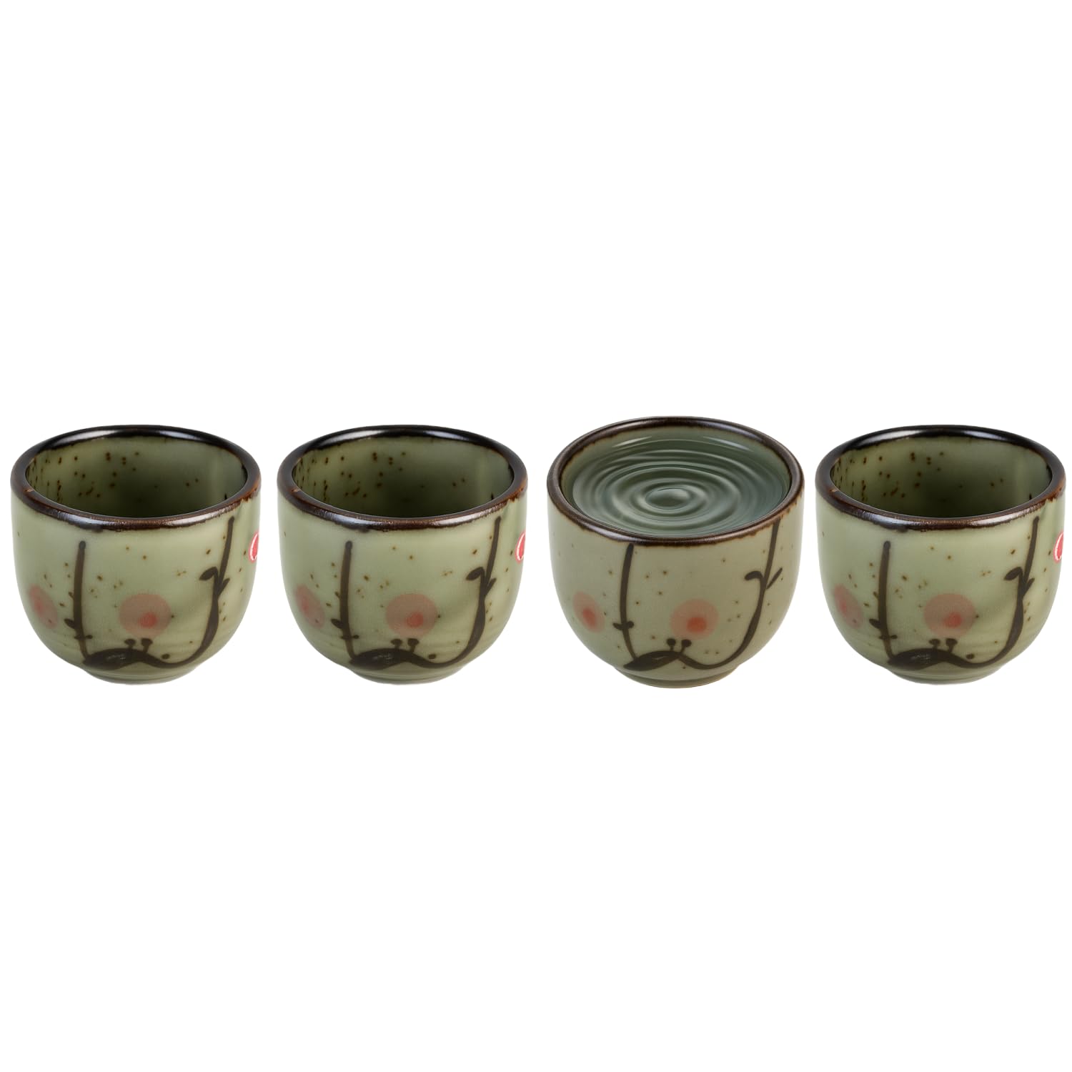Amazon.com | JapanBargain, Set of 4 Japanese Porcelain Sake Cups