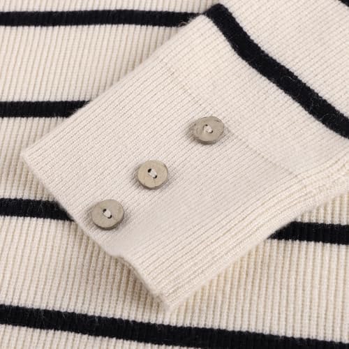 Image of GRACE KARIN Women Fall Long Sleeve V Neck Collar Knit Pullover Sweaters