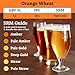 My Brew Supply Orange Wheat Beer Extract Kit | Bavarian Wheat Dry Malt Extract | Golden Light Dry Malt Extract | Caramel Malt | Flaked Wheat Grains | Sweet Orange Peel | Citra Hops | Belgian/German Ale Yeast| 5 Gallon Yield
