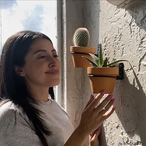 NACETURE 3-Pack 4-Inch Metal Plant Hangers for Indoor & Outdoor 2 NACETURE 3-Pack 4-Inch Metal Plant Hangers for Indoor & Outdoor - Image 2