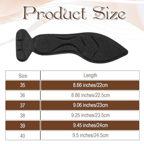 4 pares de plantillas recortables para tacones altos para mujer miniatura 3