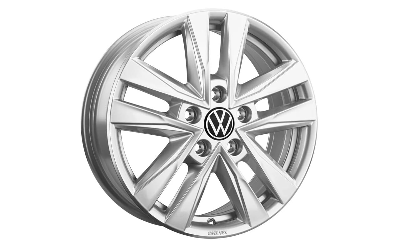 Volkswagen Cerchio in Lega Brest, Alluminio/Magnesio/Silicio, Brillantsilber, 6,5J x 17, PCD 120/5, ET 60mm, Per Veicoli Ibridi