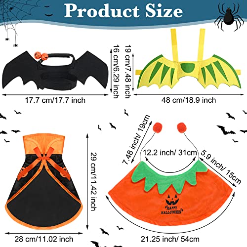 Disfraz Halloween para Gatos y Perros, 4 piezas miniatura 3