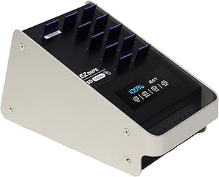 EZ Dupe 1 to 10 SD Duplicator with Touch Screen - Multiple MicroSD TF Card/Micro Secure Digital Flash Drive Copier SDHC SDXC Memory Card (SOHO Series)