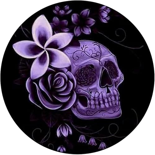 Miniatura 3 de Calaveras de calaveras negras con diseño de flores calaveras huesos y soporte para teléfonos y tabletas