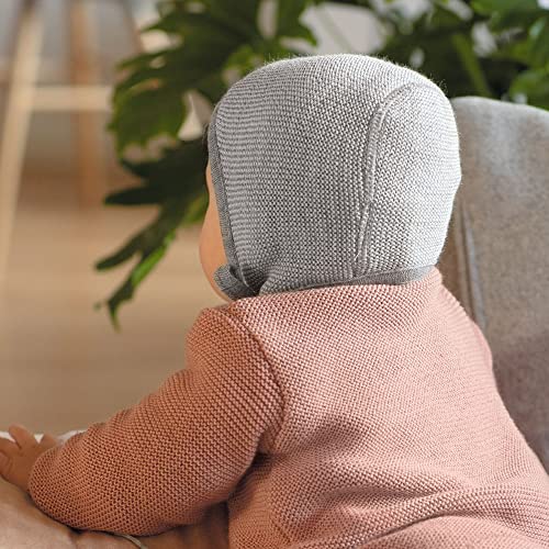 Newborn Baby Merino Wool Bonnet, Organic Infant Pilot Cap4