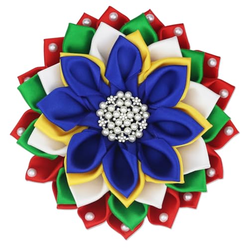 Image of Order of The Eastern Star OES Flower Broch Pin OES Symbol Greek Sorority Paraphernalia Jewelry Sisterhood Gift