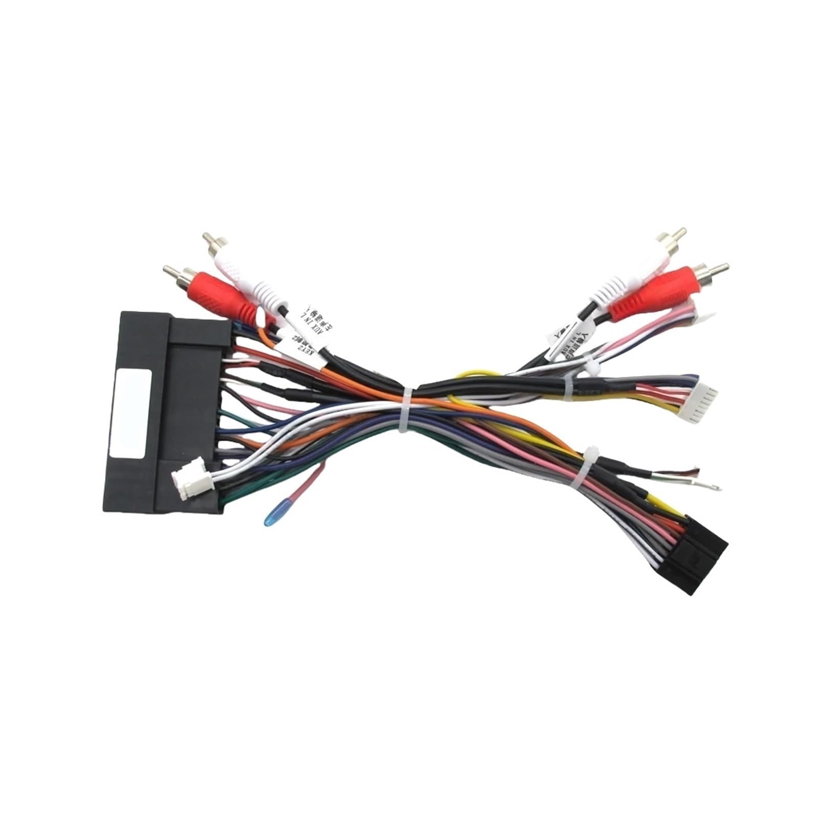 Adattatore per cavo di alimentazione per lettore DVD a 16 pin per auto con 2 scatole Canbus, Compatibile per Hyundai IX35 Sonata 8 Santafe, Compatibile per cablaggio Kia K3.
