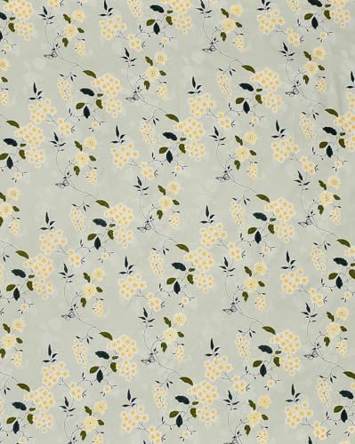 Image of 380 TC Premium Glace Cotton Elastic Fitted Bedsheet King Size with 2 Pillow Covers King Size | Double Bed with All Around Elastic (Green Floral, Fitted - 72 inchx78 inch King)