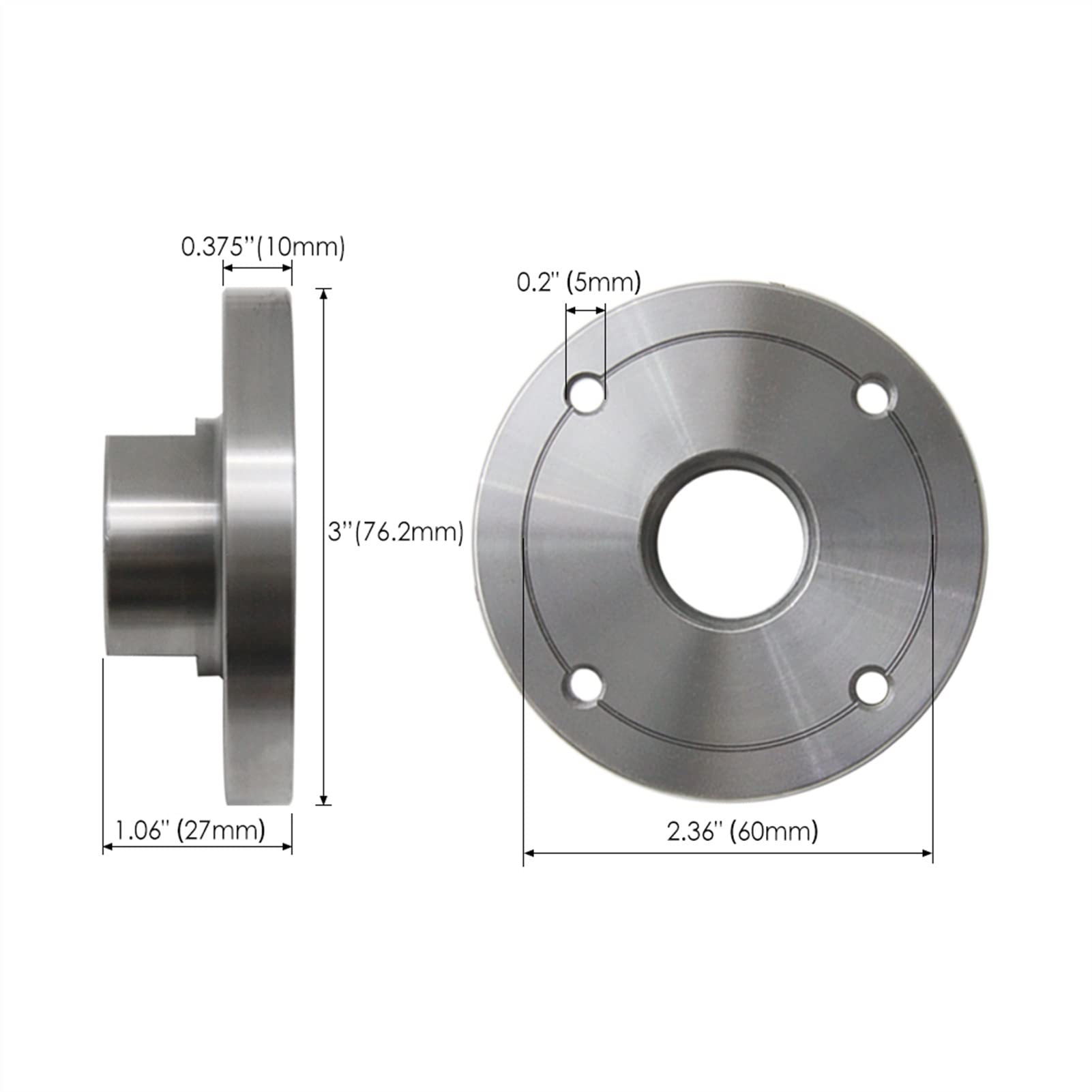 YWBL-WH Houtbewerkingsdraaibank Spindeladapter 1in-8TPI Naar 33 Mm