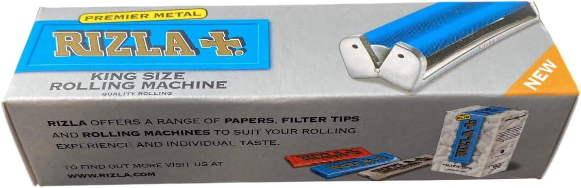 Rizla 3 x Premier metal King size Cigarette rolling machine