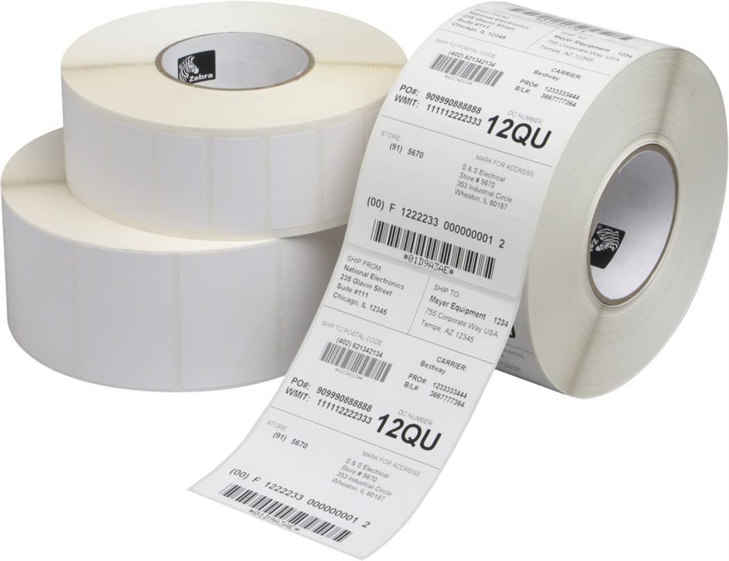 Zebra White Z-Select 2000T Self-Adhesive Printer Label