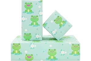 Winterworm Cute Frog Wrapping Paper - A Festive Touch for Your Special Moments