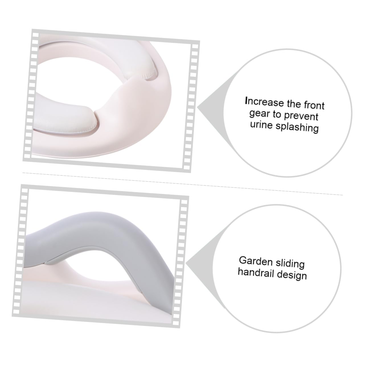 VICASKY 1pieza Asiento De Entrenamiento Para Toilet Kids Diseño Antideslizante Fácil De Limpiar Para Potty Training Accesorio Para Niño Niña y Niñas