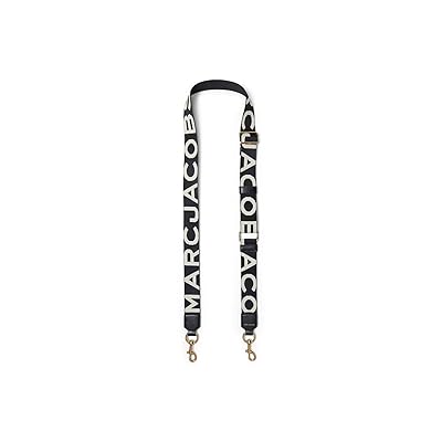 Marc Jacobs The Thin Strap Wallet Black/White, Leather/Polyester/Polyurethane