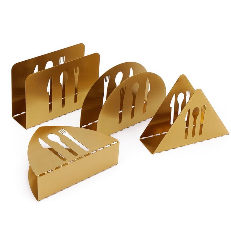 13 x 4 x 9 cm, 1-3 Unidades, Porta servilletas de Acero Inoxidable para Mesa, dispensador de pañuelos para Comedor y Cocina.