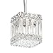 Schonbek 2245S Swarovski Lighting Quantum Pendant Lighting Fixture, Stainless Steel