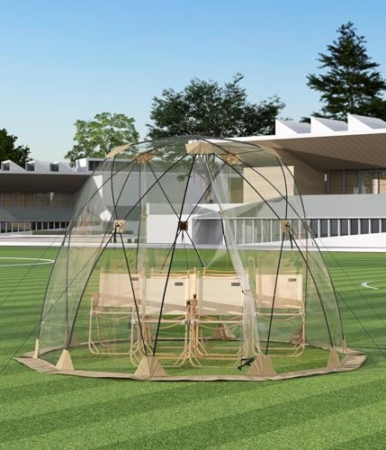 Carpa burbuja transparente 10x10 ft para camping 1 persona miniatura 1