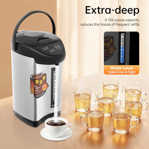Hervidor eléctrico acero inoxidable 4L 110V 750W negro miniatura 3