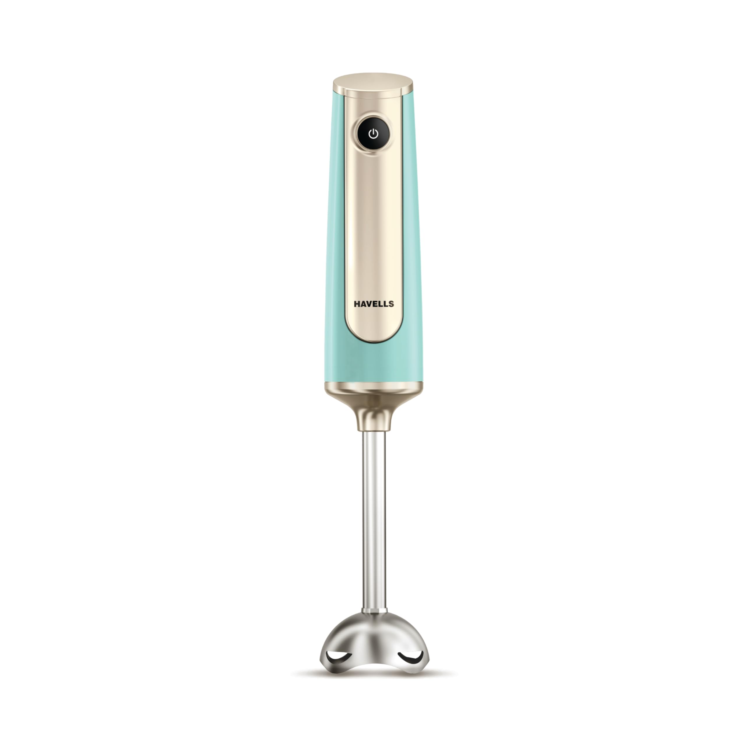 Havells CRAFT Hand Blender|50% Quieter Operation|Easy Blending with 300W|Food Grade Material - SS304 Shaft and Blade|Ergonomic One Button Operation|2Yrs Manufacturer Warranty(Blue & Gold)-picture-10