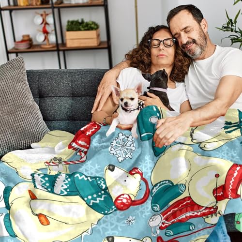 Couverture polaire douce en microfibre chaude comme jeté de canapé lit