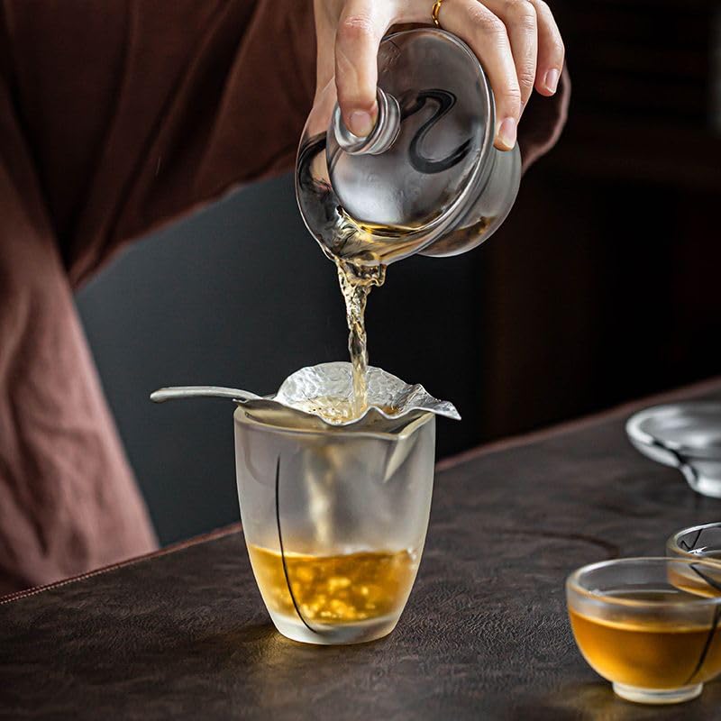 Service à thé Gongfu haut de gamme en verre luxe pour salon