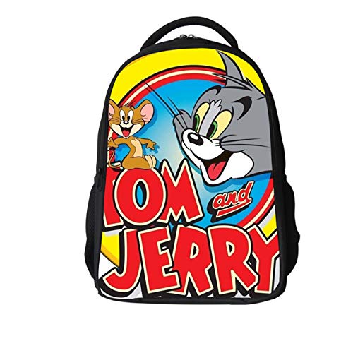 Tom and Jerry Backpack-Kids Backpack Lightweight Bag-Cartoon Backpack for School,Travel,Outdoor