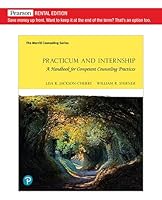 Practicum and Internship: A Handbook for Competent Counseling Practices 0135889243 Book Cover