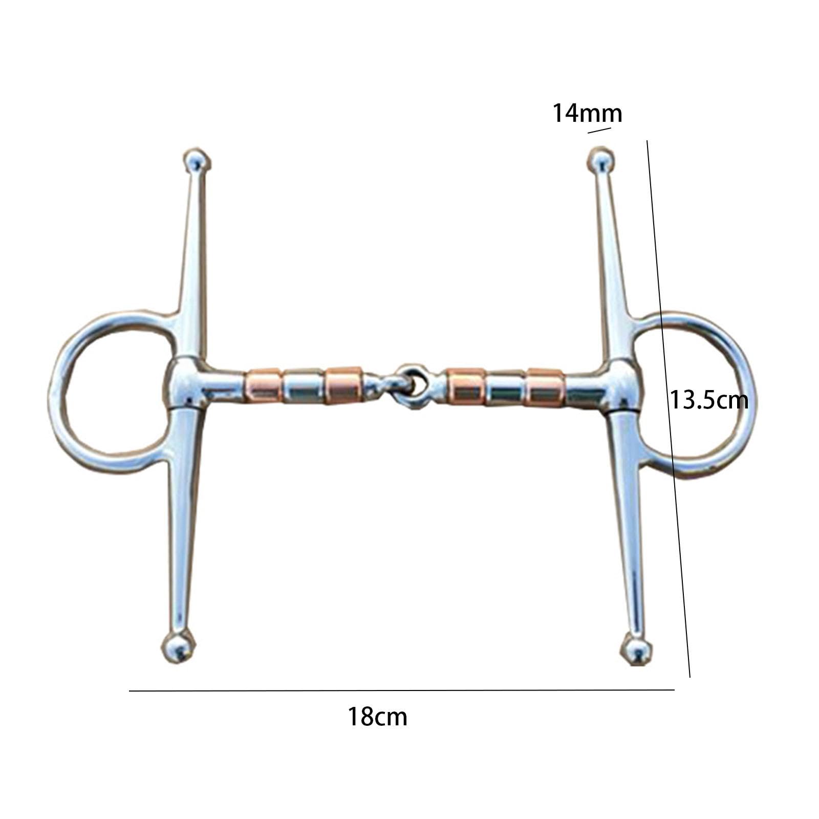 Fenteer Broca de Caballo, Broca de Brida, Anillos Sueltos de Rendimiento, Broca de Boca de Caballo, Broca de Filete