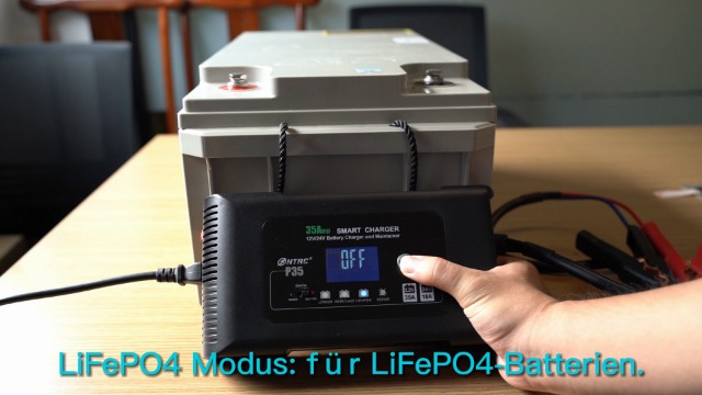 Gebruikt] 14,6V 40A lithiumbatterijlader voor 12V LiFePO4 lith – -DE