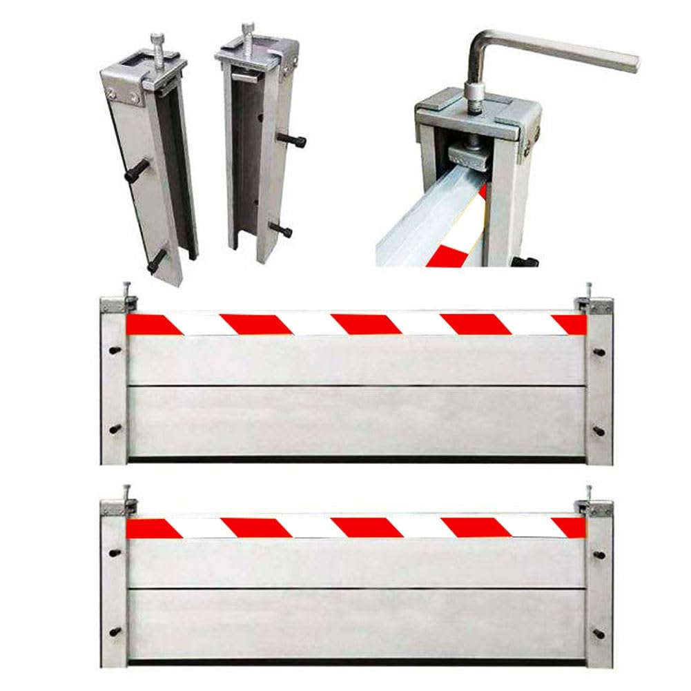 Barrera anti inundaciones para puertas con aleación de aluminio 8