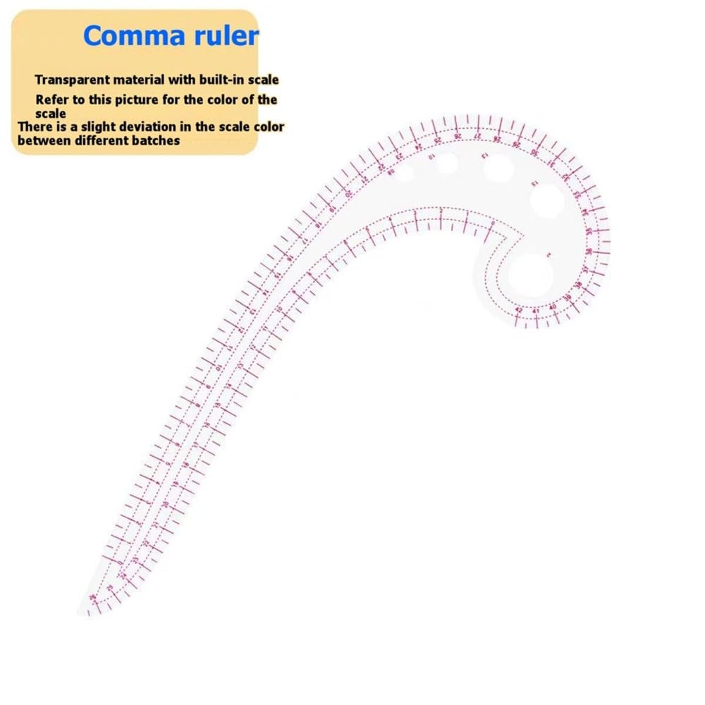 Juego de Regla Curva de Costura de 11 Piezas, Juego de Reglas de Suave para Principiantes, Sastres, Diseñadores, Acolchado, Bordado, Ganchillo, Tejido.