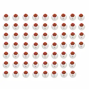 Duravolt Jumbo Dlux Bulb Holder for Wall, B22 Batten Lamp Holder for Led/Electric Bulb for Home White with Screws (Pack of 60)