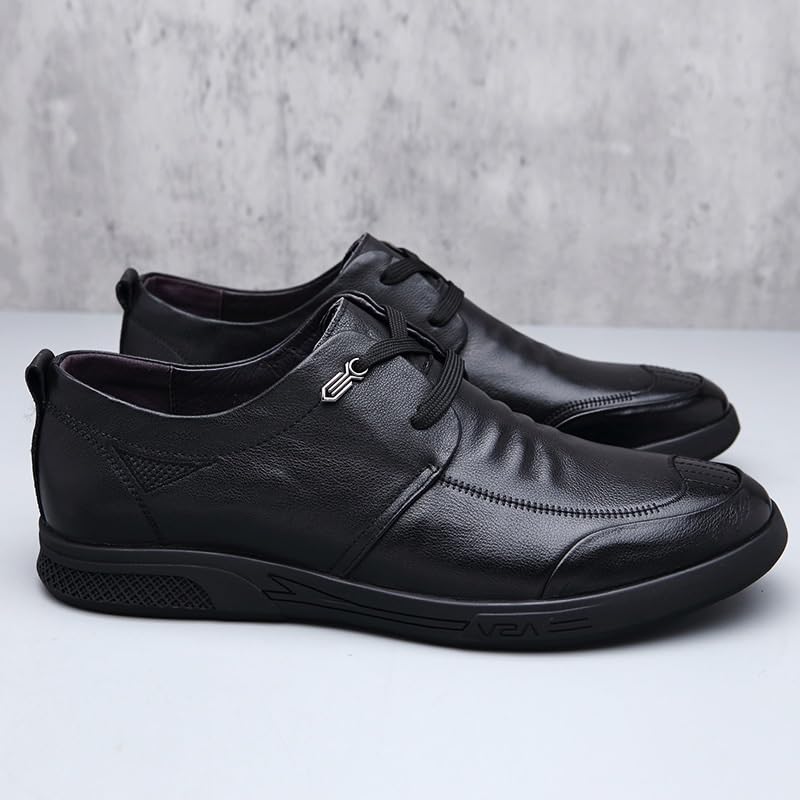Men's Casual Genuine Leather Flats Soft Driving Walking Loafer Shoes Mens Dress Shoes for Weddings, Parties, Work, Church, Pro3