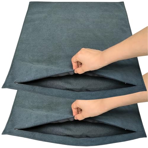 Juego De 2 Funda Cojin 80x80 60x60 50x70 60x80, Fundas Cojines Suave Chenille, con Cremallera Oculta, Fundas De Almohada para Decoración del Hogar Sofá Dormitorio(Classic blue,35x65cm set of 2)