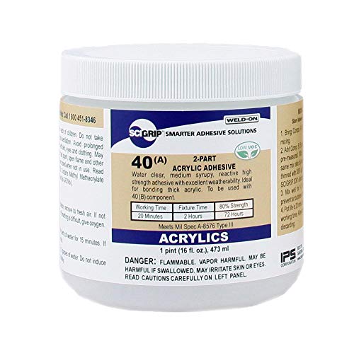 SCIGRIP Weld-On #40 Adhesive, Kit, Pint