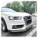 Front Lip, Compatible for Audi A4 S4 B8.5 Sline 2013 2014 2015 2016 Front Bumper Lip Spoiler Car Diffuser Splitter ABS Bodykits(Carbon Fiber Look)