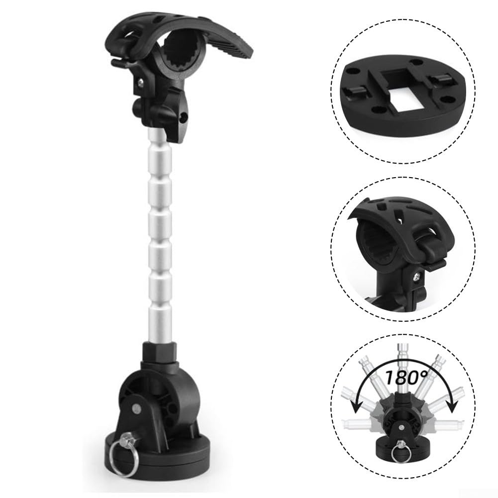 Support stabilisateur de moteur pour pêche à la traîne conçu pour Minn For Kota Angles réglables pour une performance optimale