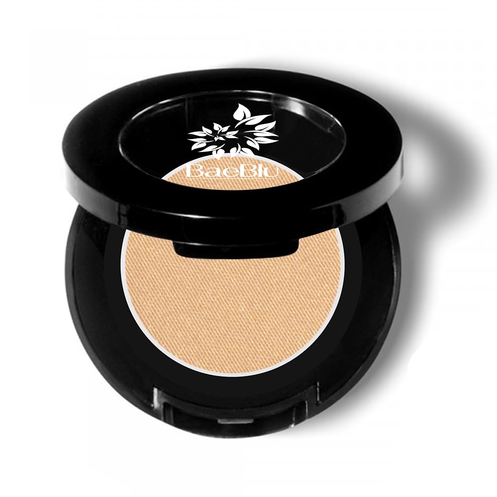 BaeBlu (Gold Rush) - Best Organic 100% Natural Vegan Eyeshadow Makeup, Made in USA, Finely Pressed Velvety Smooth Eyeshadow Pigment , Gold Rush