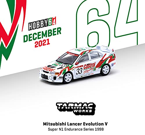 Amazon | TARMACWORKS 1/64 ミツビシ Lancer Evolution V Super N1