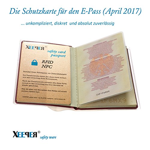 RFID-Schutzkarte XEEPER 1 – RFID/NFC Blocker Karten Set