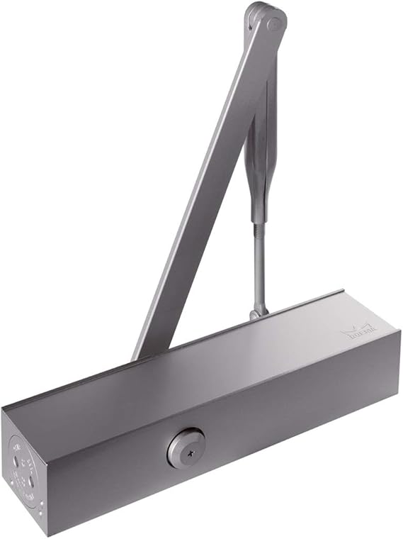 Dorma TS 83 Door Closer Set with Standard Arm, Silver, Stainless Steel