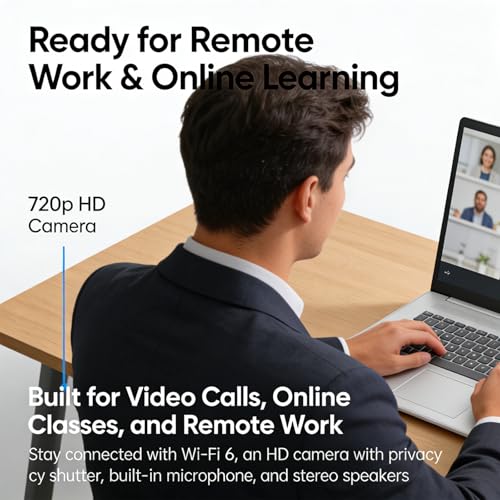 Image of HP 17.3 inch Business Laptop, AMD Ryzen 5 7430U, FHD IPS Anti-Glare Display, 64GB RAM, 2TB SSD, AMD Radeon Graphics, Wi-Fi6, Copilot AI, Windows 11 Pro, Accessories for Business, Students, Home Office