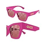 GG1842S Designer Fashion Sunglasses - Elegant, Sophisticated & Stylish Square Shape Eyewear with Luxury eSHADES Kit