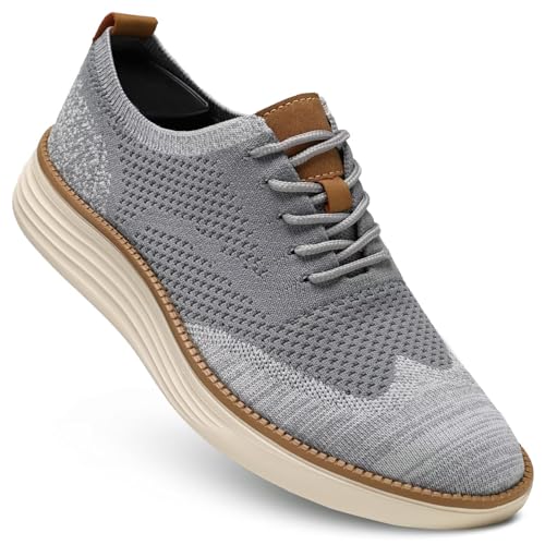 Image of Men's Oxfords Lace-Up Lightweight Casual Walking Shoes Dress Shoes Fashion Sneakers