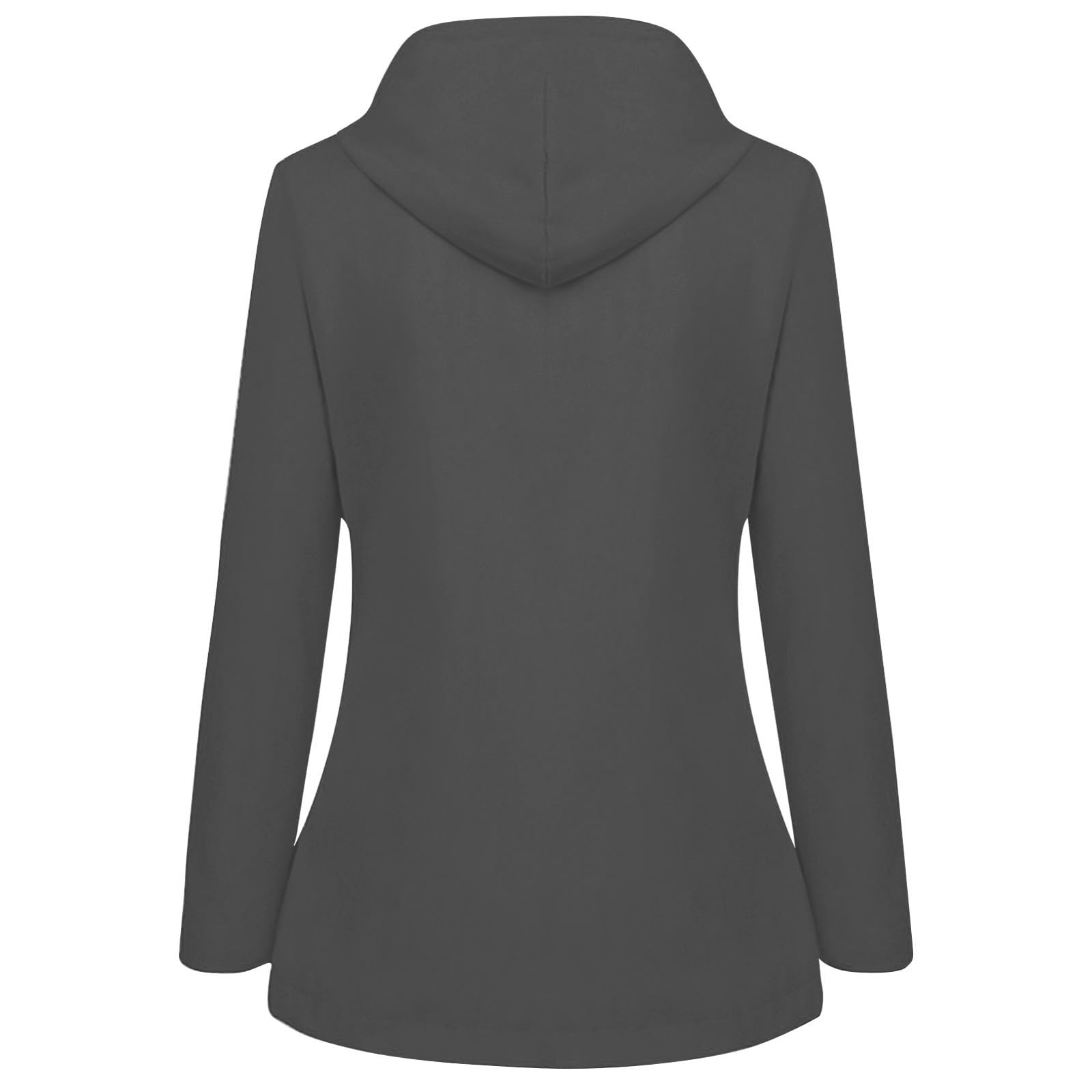 Veste Ski Femme Manteau Printemps Chaud Manteau Grande Taille Randonnée Imperméable Femme Fermeture Eclair Blouson Chic et Elegant Veste Extérieure avec Capuche et Poches, S 5XL