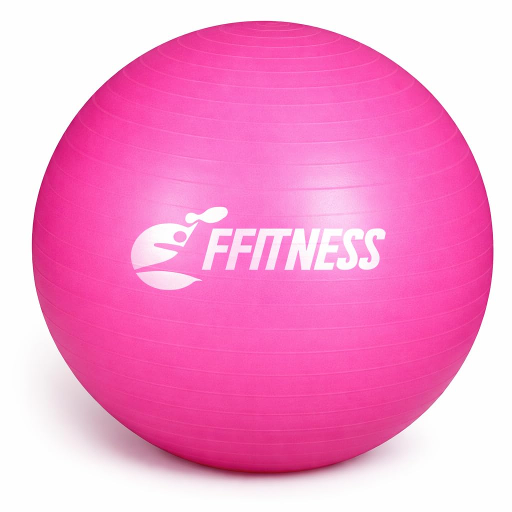 Ballon de Yoga 75 cm Ballon Pilates Fitness Gym Ballon d'Exercice